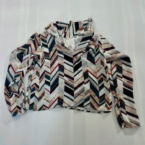 Babaton Women's top multi colored size small pre owned